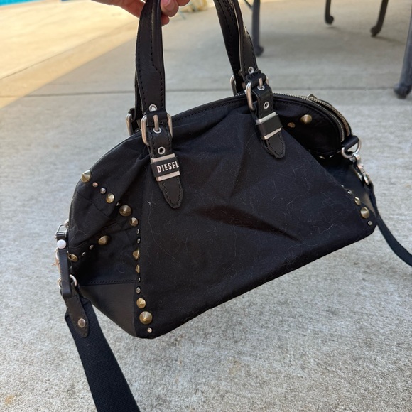 Diesel Handbags - Y2K Diesel Black Studded purse